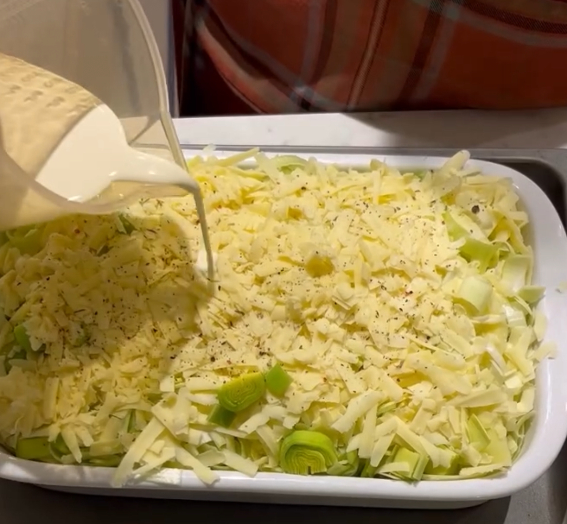 Leek and Potato Soup with Wiltshire Cheddar Croutons